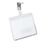 Durable badge with clip ft 60 x 90 mm, horizontal