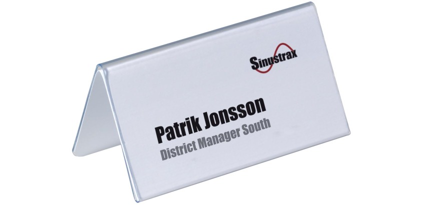 Durable tafelnaambord ft 52 x 100 mm