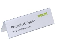 Durable tafelnaambord ft 61 x 210 mm