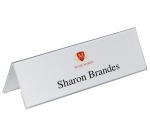 Durable table tent name holder size 105 x 297 mm