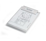 Durable Pocketfix inside dimensions 100 x 28 mm, outside dimensions 104 x 32 mm
