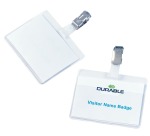 Badge Durable 8106 avec pince paysage ouvert 60x90mm
