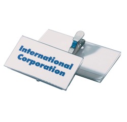 EN_BADGE DURABLE 40X75MM