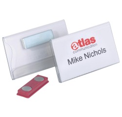 Durable badges met magneet ft 40 x 75 mm