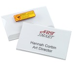 Durable badges avec aimants ft 54 x 90 mm