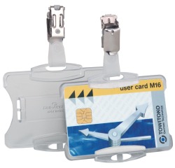 EN_DUR.PORTE-BADGE+CLIP 54X85MM