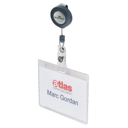 Durable badge avec enrouleur, 10 pièces