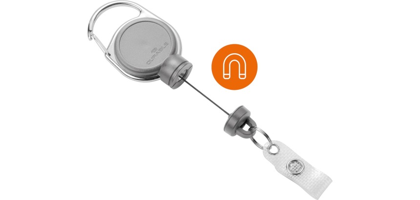 Enrouleur Durable 8329 extra résistant gris