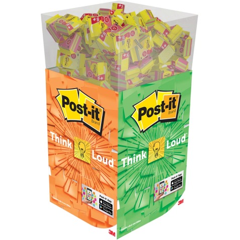 Post-it dumpbin présentoir Notes cube