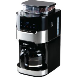 Domo koffiezetapparaat Grind and Brew, digitaal, 1,5 liter, zwart