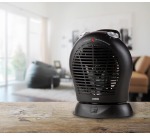 Domo radiateur soufflant IP21, noir