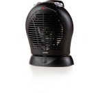 Domo radiateur soufflant IP21, noir