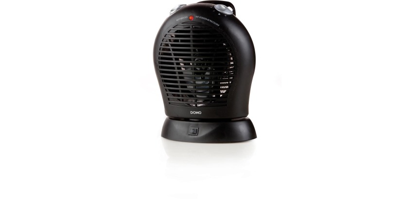 Domo radiateur soufflant IP21, noir