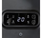 Domo ventilateur sur pied Wood Style, super silencieux, diamètre 33 cm