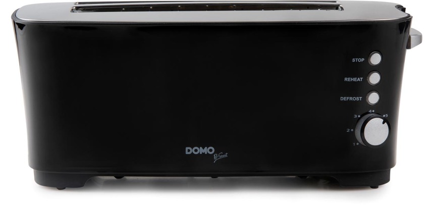 Domo grille-pain B-Smart, pour 4 tranches de pain, noir