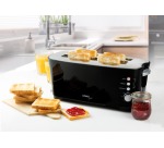 Domo grille-pain B-Smart, pour 4 tranches de pain, noir