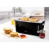 Domo Broodrooster B-Smart, voor 4 sneden brood, zwart