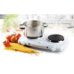 Domo double placque de cuisson, 1000-1500W, blanc