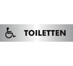 Stewart Superior self-adhesive signs for disabled toilets