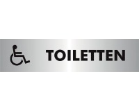Stewart Superior zelfklevend pictogram toiletten voor andersvaliden