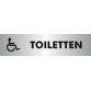 Stewart Superior zelfklevend pictogram toiletten voor andersvaliden