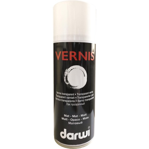 Darwi vernis, spuitbus van 400 ml, mat