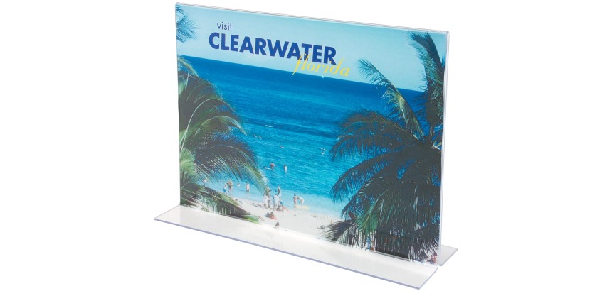 Deflecto folderhouder T-voet landscape, ft A4