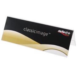 Deflecto porte-nom chevalet de table pour ft A4