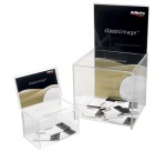 Display case with poster holder: 20.3 x 9.5 x 11 cm
