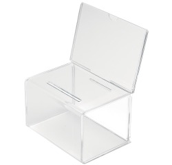 Display case with poster holder: 20.3 x 9.5 x 11 cm