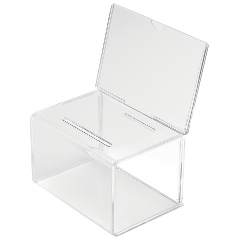 Display case with poster holder: 20.3 x 9.5 x 11 cm