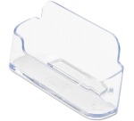 Deflecto Porte-cartes de visite 1 compartiment, transparent