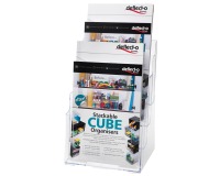 Deflecto présentoir de documents ft A4, 4 compartiments