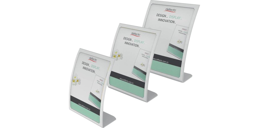 Deflecto présentoir de documents en forme courbé ft A4