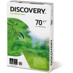 Discovery papier reprographique ft A3, 70 g, paquet de 500 feuilles