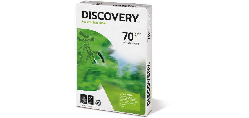 Discovery papier reprographique ft A3, 70 g, paquet de 500 feuilles
