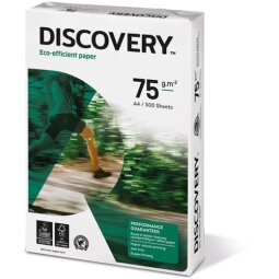 Discovery papier reprographique ft A4, 75 g, paquet de 500 feuilles