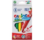 Carioca viltstift Jumbo Superwashable 6 stiften in een kartonnen etui