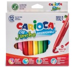 Feutre Carioca Jumbo Maxi assorti set 12 pièces