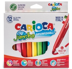 Carioca Jumbo Maxi Felt Assorted Set 12 Pieces