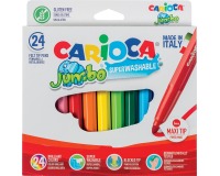 Viltstifte Carioca Jumbo maxi assorti set à 24 stuks
