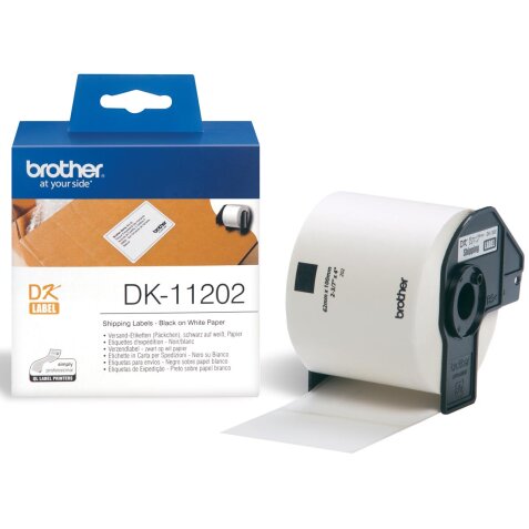 Brother étiquettes pour QL, ft 62 x 100 mm, paquet de 300 étiquettes