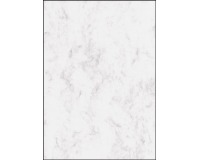 Sigel papier design marbré gris, ft A4, 200 g, paquet de 50 feuilles