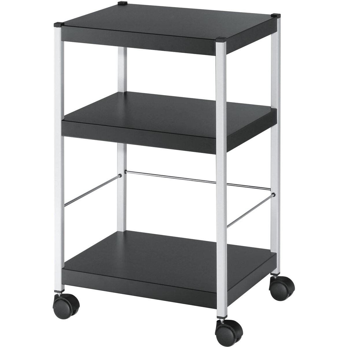 Paperflow universele mobiele trolley, zwart, small