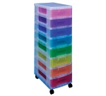 Really Useful Box bloc à tiroirs, couleurs assorties