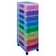 Really Useful Box bloc à tiroirs, couleurs assorties