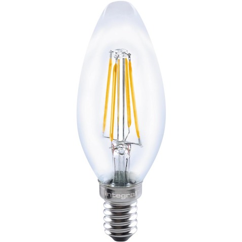 Integral lampe LED E14 Candle, non dimmable, 2.700 K, 4 W, 470 lumens