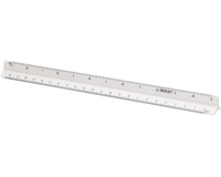Westcott schaallat, 30 cm, 1:20; 1:25; 1:50; 1:75; 1:100 en 1:125