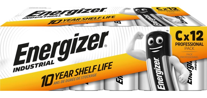 Energizer Industrial C Alkaline Batterie 12 Stück Box