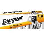 Pile Energizer Industrial D alcaline boite 12 pièces